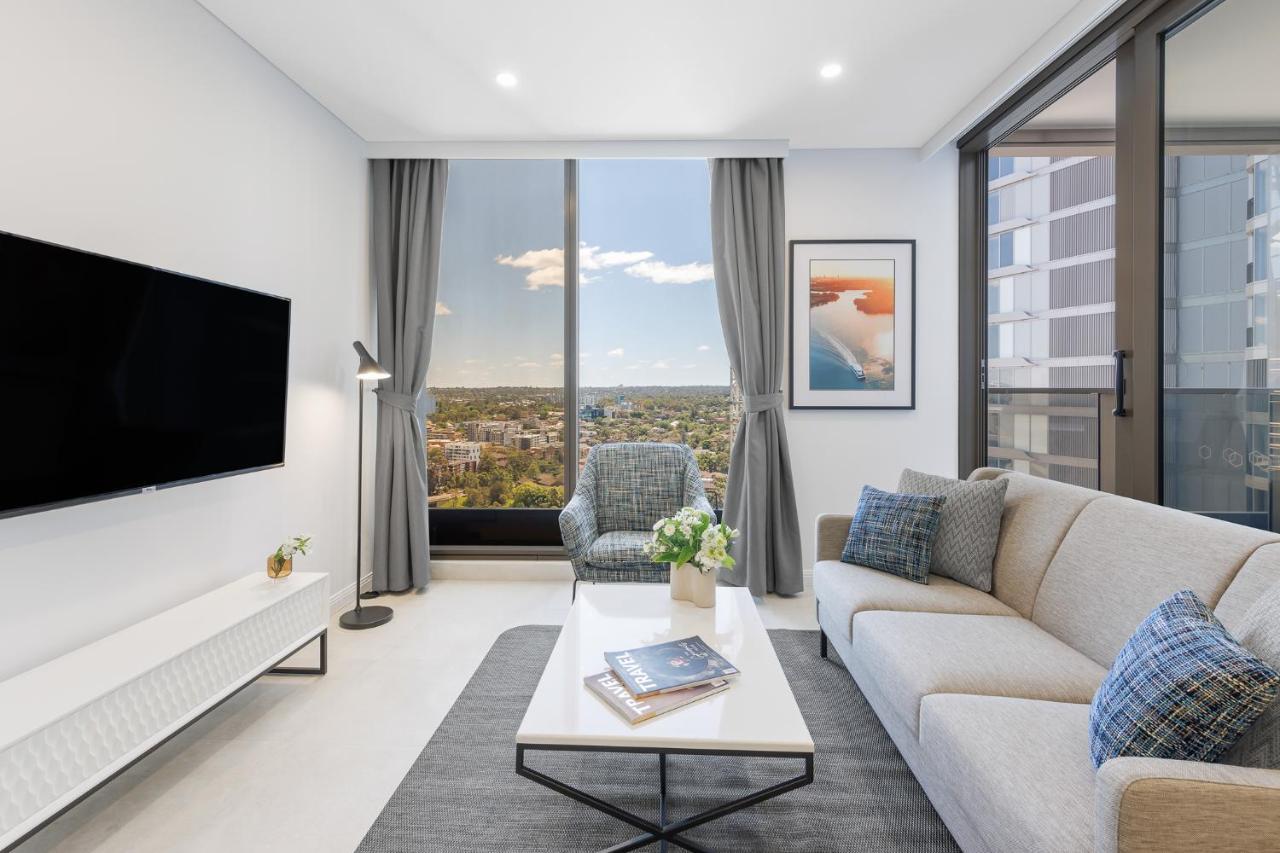 Meriton Suites George Street, Parramatta Sydney Buitenkant foto