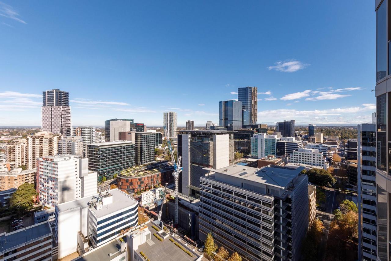 Meriton Suites George Street, Parramatta Sydney Buitenkant foto