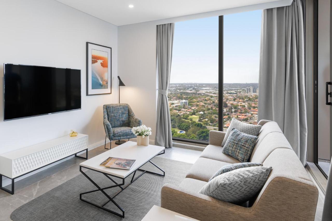Meriton Suites George Street, Parramatta Sydney Buitenkant foto