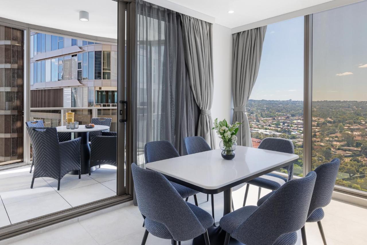Meriton Suites George Street, Parramatta Sydney Buitenkant foto