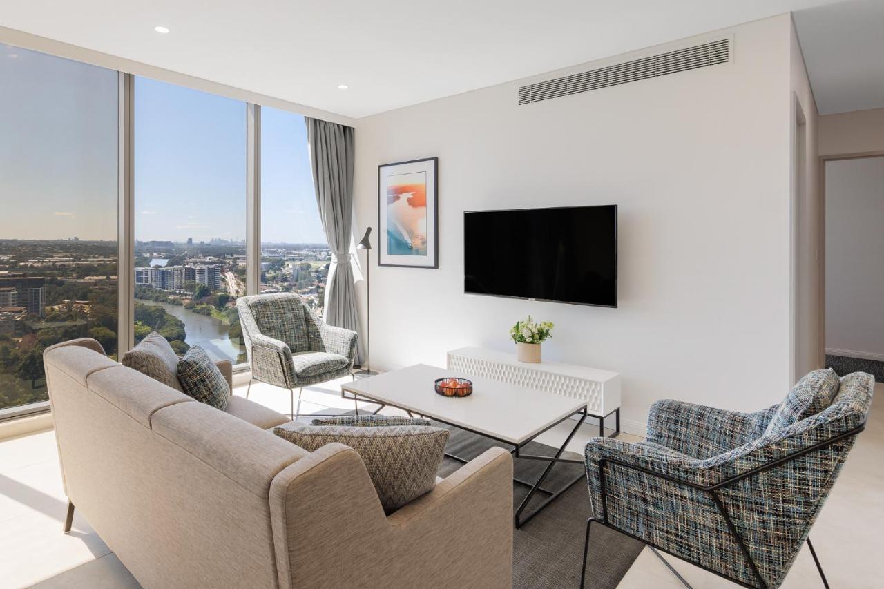 Meriton Suites George Street, Parramatta Sydney Buitenkant foto