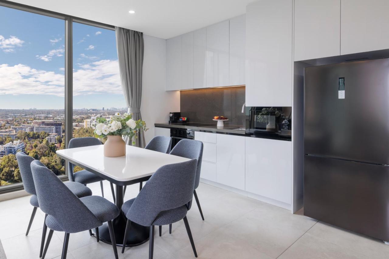 Meriton Suites George Street, Parramatta Sydney Buitenkant foto