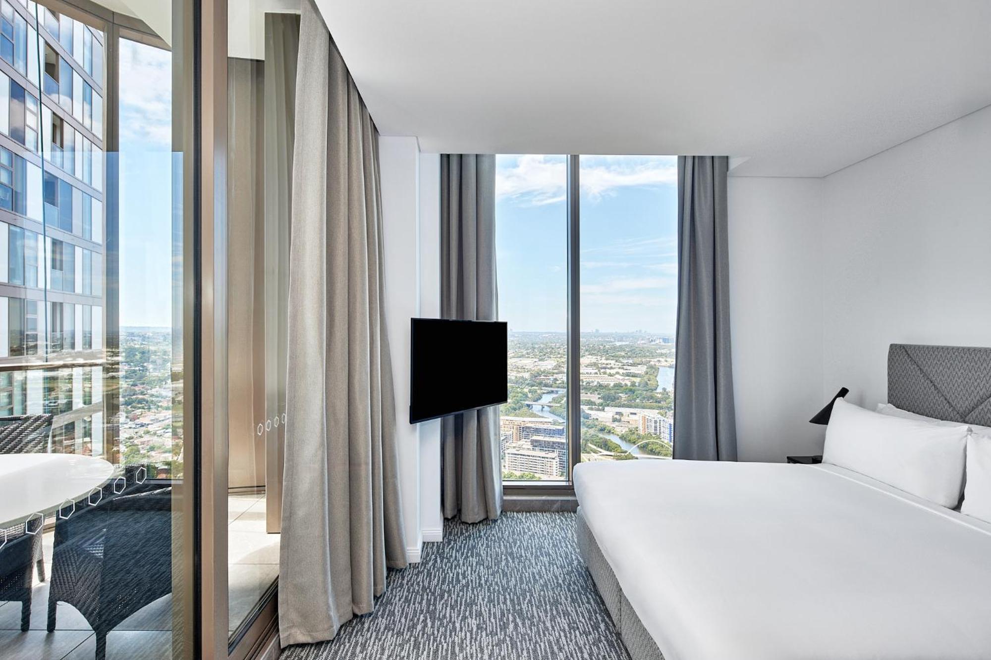 Meriton Suites George Street, Parramatta Sydney Buitenkant foto