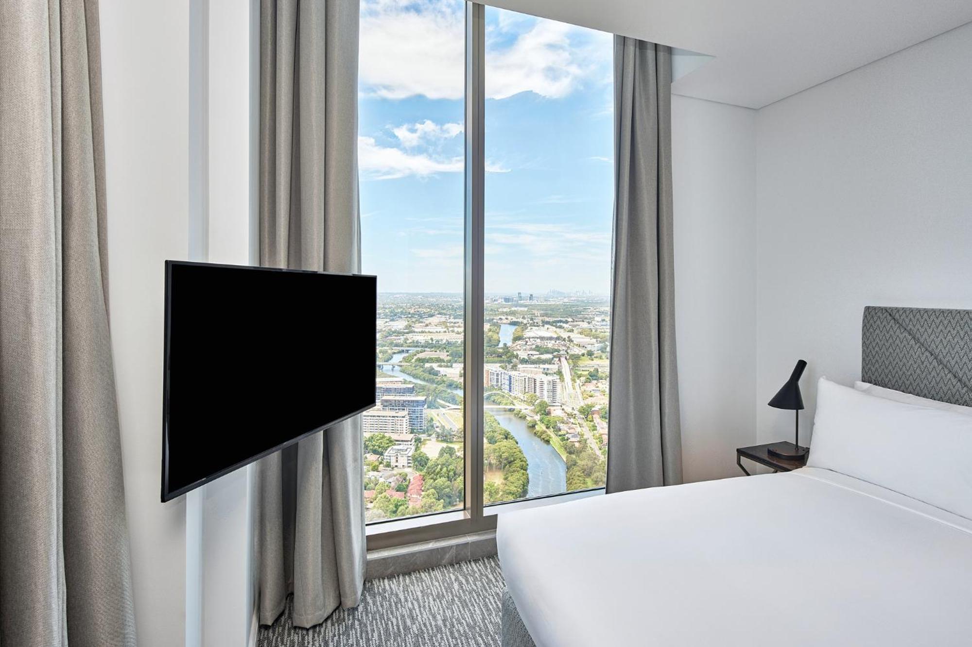 Meriton Suites George Street, Parramatta Sydney Buitenkant foto