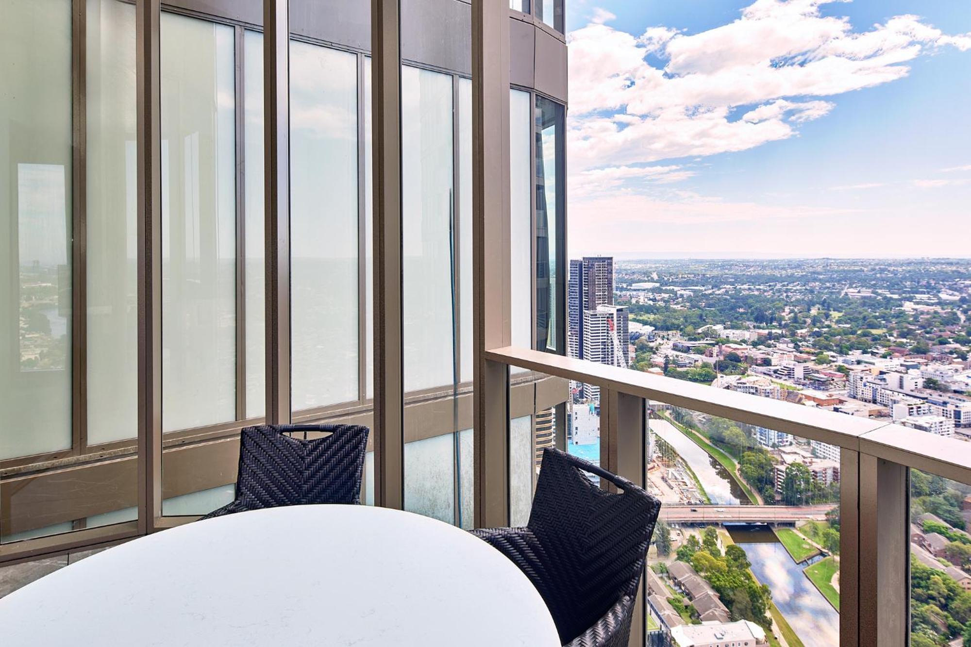 Meriton Suites George Street, Parramatta Sydney Buitenkant foto