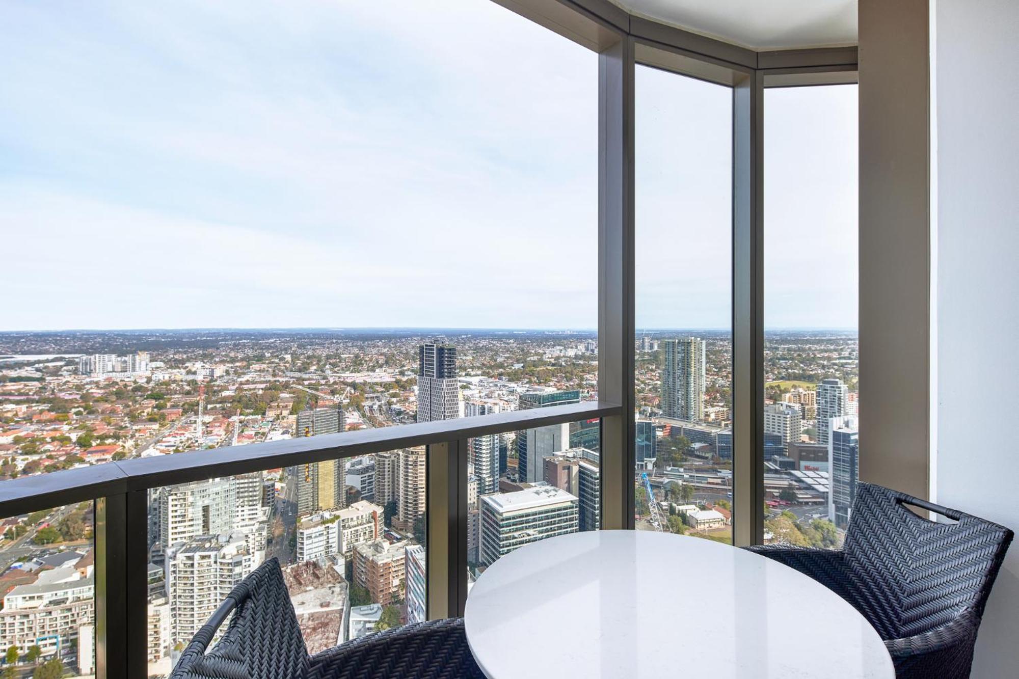 Meriton Suites George Street, Parramatta Sydney Buitenkant foto